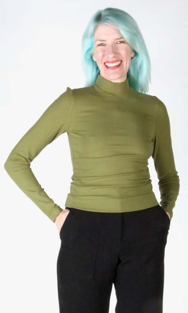 Birds of North America Nunchie Top - Storm Grass