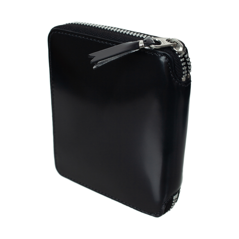 Y's Black leather wallet - Black