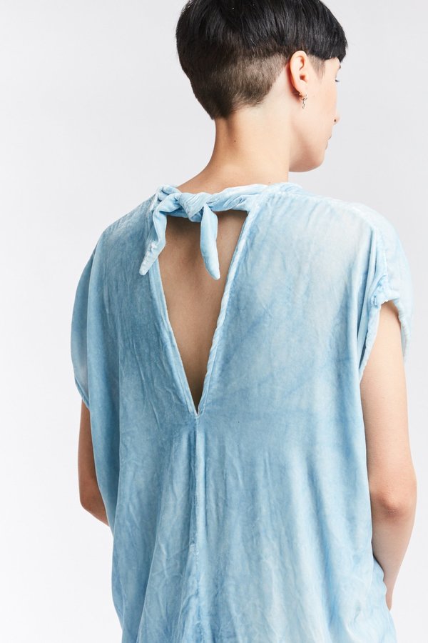 Miranda Bennett Velvet Everyday Jumpsuit - Light Indigo Miranda Bennett Velvet Everyday Jumpsuit - Light Indigo