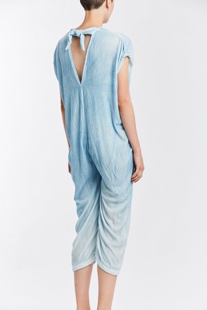 Miranda Bennett Velvet Everyday Jumpsuit - Light Indigo Miranda Bennett Velvet Everyday Jumpsuit - Light Indigo
