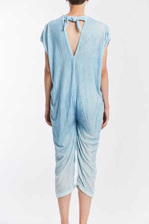 Miranda Bennett Velvet Everyday Jumpsuit - Light Indigo Miranda Bennett Velvet Everyday Jumpsuit - Light Indigo