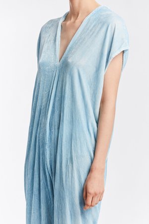 Miranda Bennett Velvet Everyday Jumpsuit - Light Indigo Miranda Bennett Velvet Everyday Jumpsuit - Light Indigo