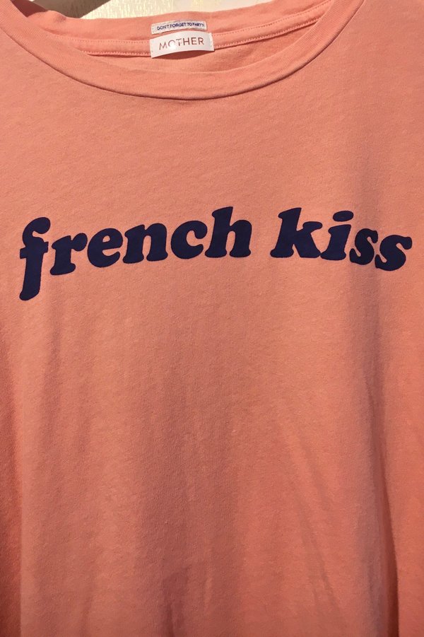 Mother Denim The Boxy Goodie Goodie Tee - French Kiss Mother Denim The Boxy Goodie Goodie Tee - French Kiss