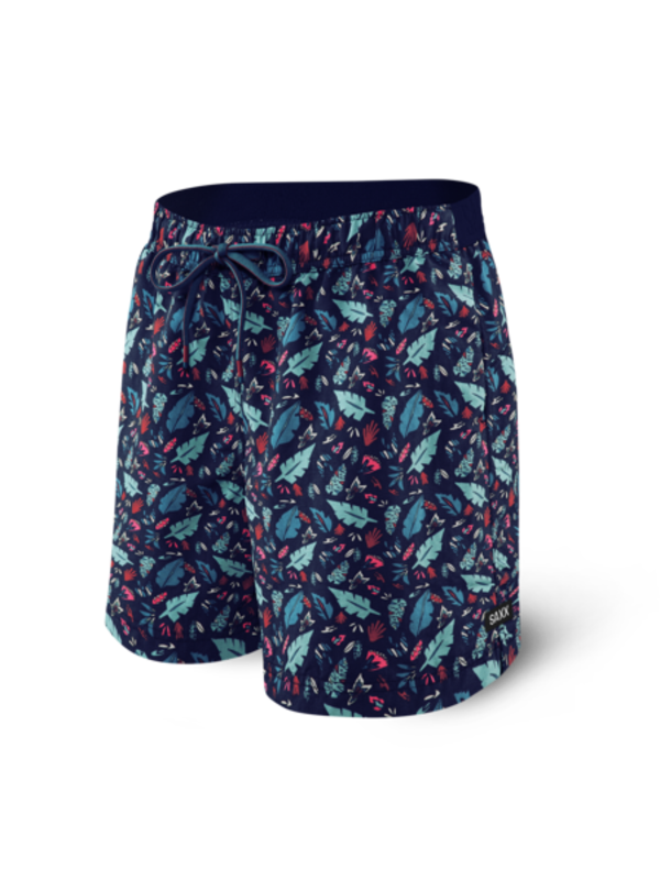 SAXX CannonBall 7" 2n1 Swim Trunks - Pop Flora Blue SAXX CannonBall 7" 2n1 Swim Trunks - Pop Flora Blue