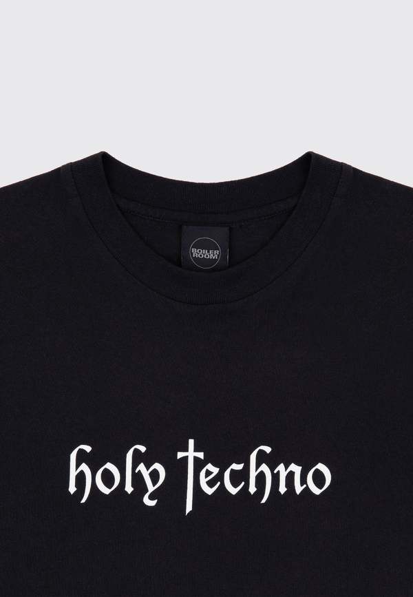 Boiler Room Holy Techno T-Shirt - Black | Garmentory