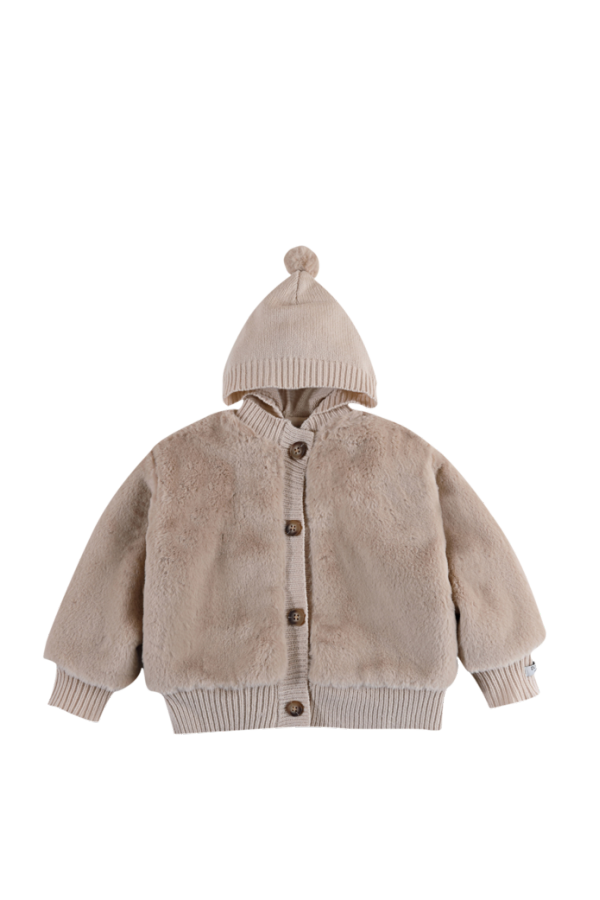 Donsje Birie Jacket - Soft Sand Teddy