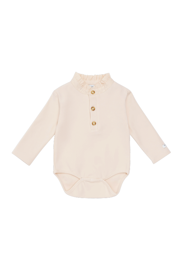 Kids Donsje Bouches Bodysuit - Misty Rose