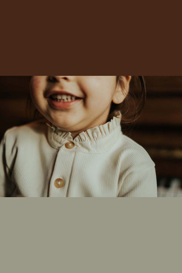 Kids Donsje Bouches Bodysuit - Warm White