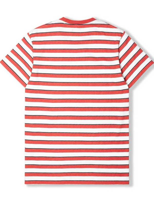 Edwin Pocket T-shirt in Red & White Edwin Pocket T-shirt in Red & White