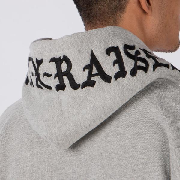 BORN X RAISED FRONT STREET PULLOVER HOODIE / HEATHER | Garmentory