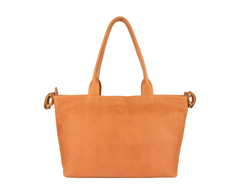 Donsje Fuji Lion Diaper Bag - Toast Grain Leather | Garmentory