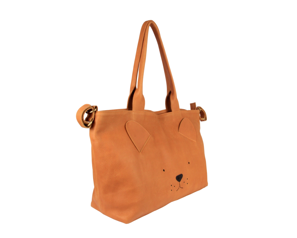 バッグ donsje Donsje Fuji Lion Diaper Bag - Toast Grain Leather | Garmentory