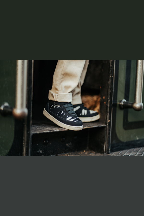 Kids Donsje Iggie Sneakers - Navy Nubuck