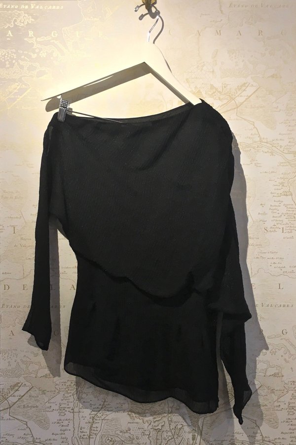 Camilla and Marc Garland One Shoulder Top - Black Camilla and Marc Garland One Shoulder Top - Black