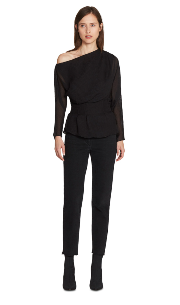 Camilla and Marc Garland One Shoulder Top - Black Camilla and Marc Garland One Shoulder Top - Black