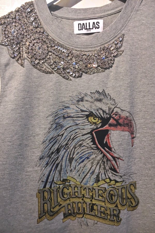 Dallas Krista Embellished Tank with Eagle Dallas Krista Embellished Tank with Eagle