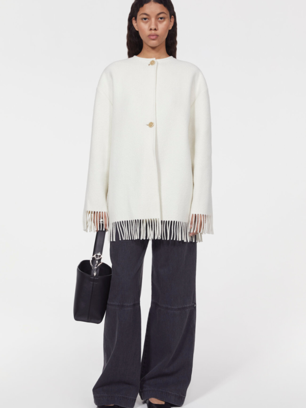Rodebjer Agnes Wool Jacket - Cream