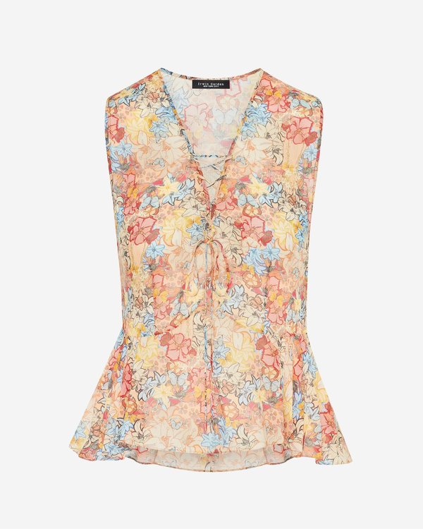 Irwin Garden Penney Blouse - Psychedelic Floral Irwin Garden Penney Blouse - Psychedelic Floral