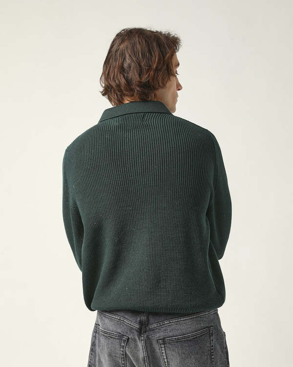 Corridor LS Slouchy Polo - Green