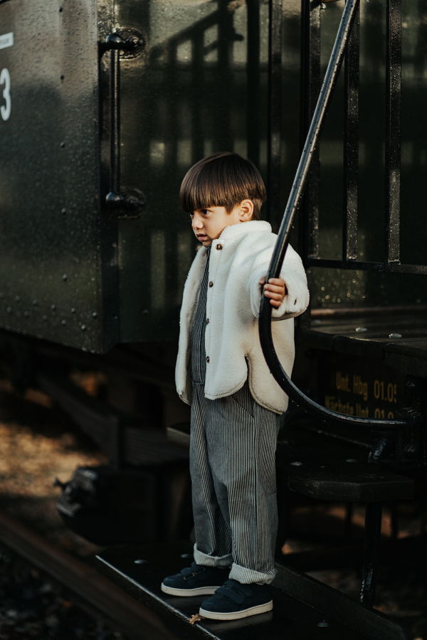 Kids Donsje Meyo Sneakers - Navy Betting Leather