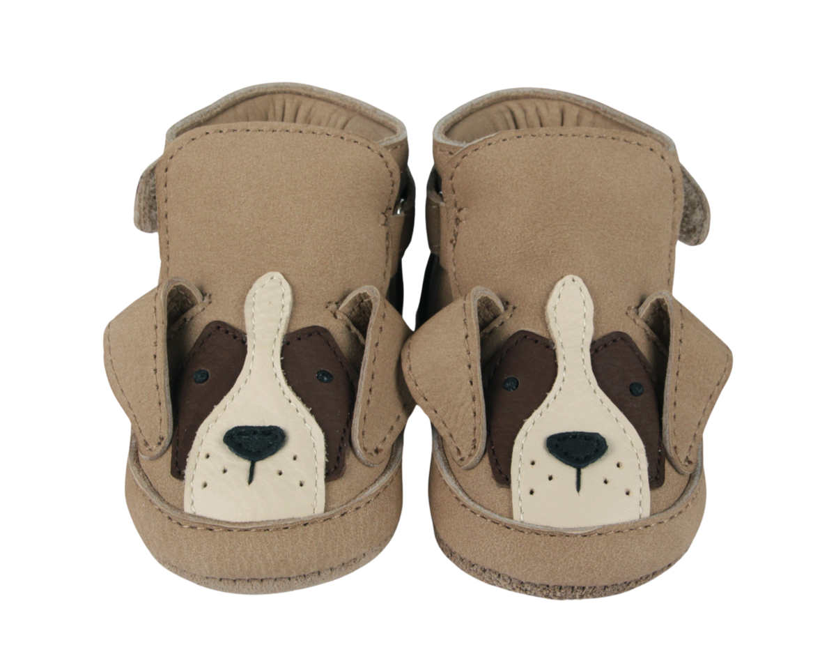 【Donsje】Saint Bernard truffle nubuck Spark Special Saint Bernard Nubuck T-Bar Shoes, Truffle