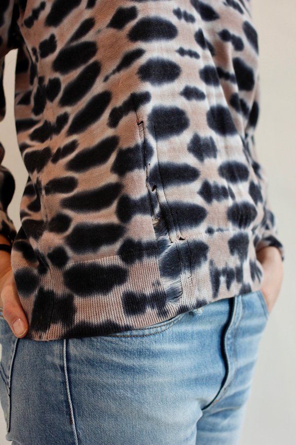 Raquel Allegra V-neck Tie Dye Sweater Raquel Allegra V-neck Tie Dye Sweater