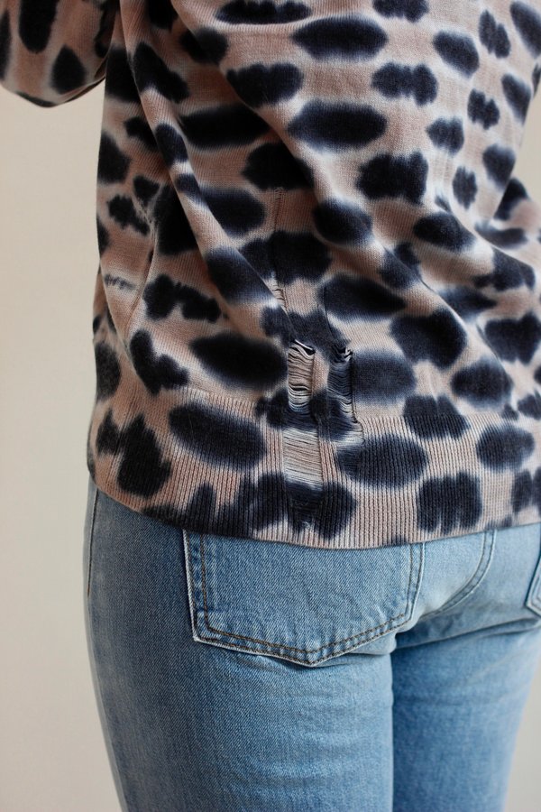 Raquel Allegra V-neck Tie Dye Sweater Raquel Allegra V-neck Tie Dye Sweater