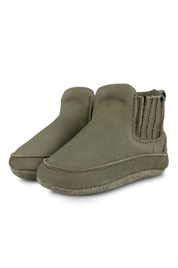 Kids Donsje Skib Booties - Stone Nubuck