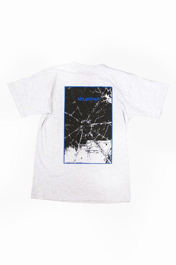 Beach Brains Get Brained T-Shirt - Grey marle Beach Brains Get Brained T-Shirt - Grey marle