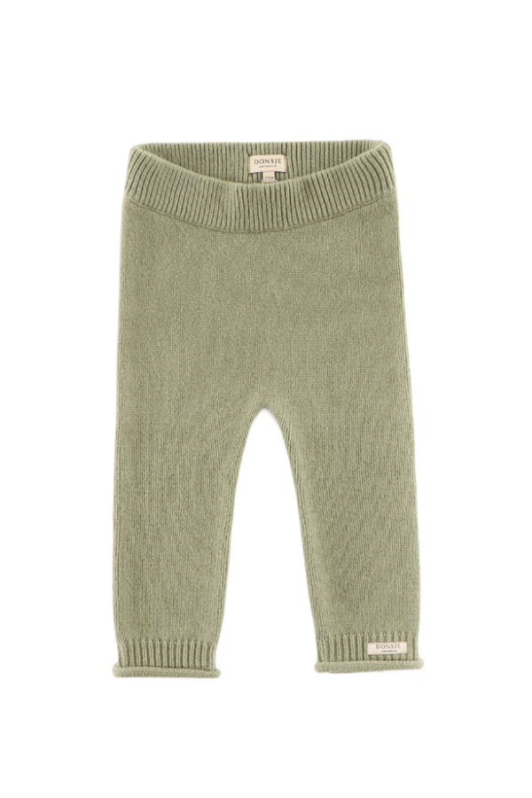 kids Donsje Trig Merino Wool Trousers - Desert Green