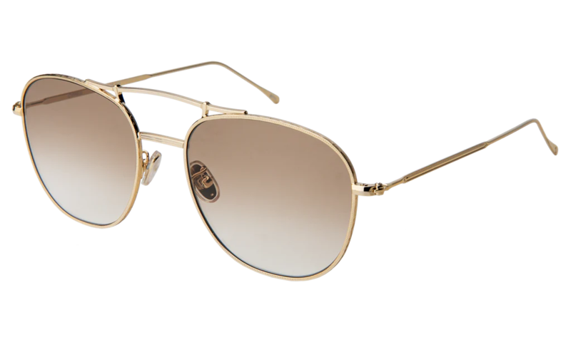 Illesteva Cyprus Sunglasses Gold/Taupe Flat Gradient Garmentory