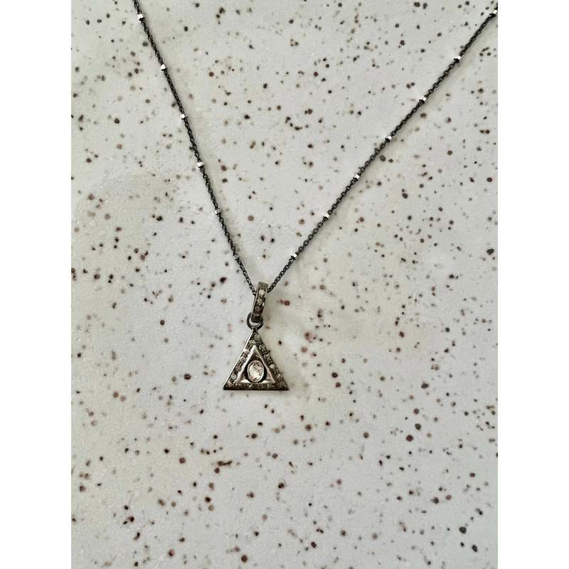 The Rooted Gem Collective Diamond Trine Charm The Rooted Gem Collective Diamond Trine Charm