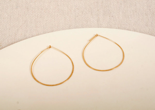 Minerva Small Gold Hoop Earring Minerva Small Gold Hoop Earring