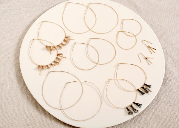 Minerva Small Gold Hoop Earring Minerva Small Gold Hoop Earring