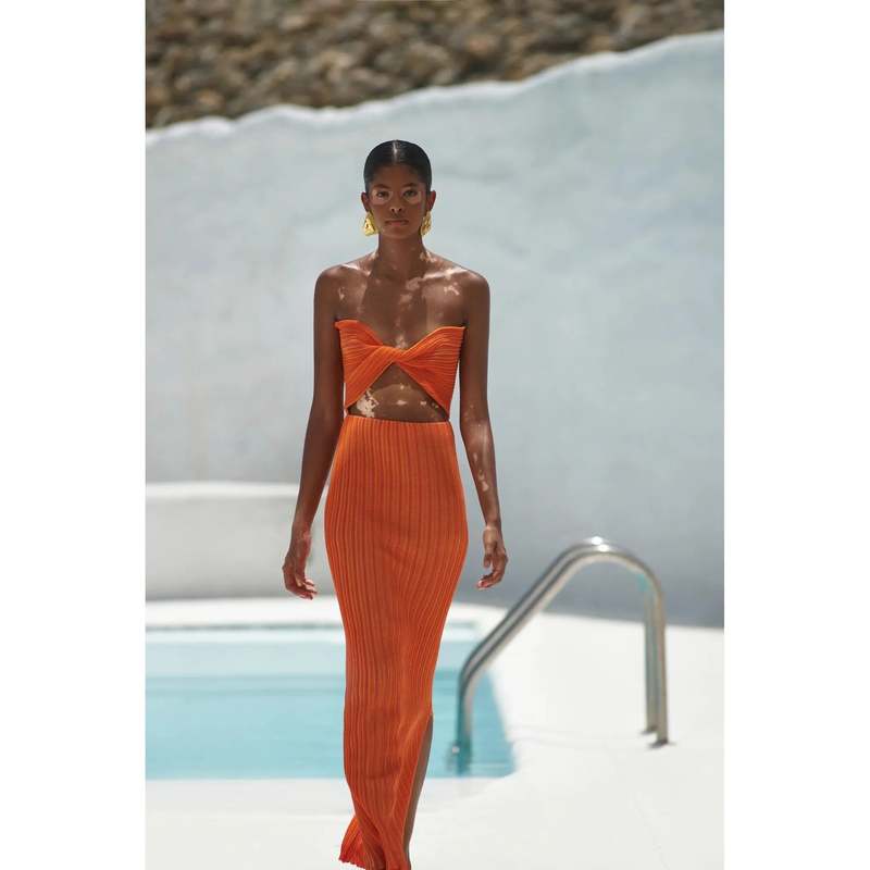 baobab orange dress Baobab: Zadeh Mini Dress