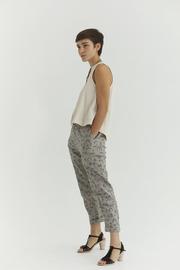 Ursa Minor Peasy Pants - Pewter Print Ursa Minor Peasy Pants - Pewter Print