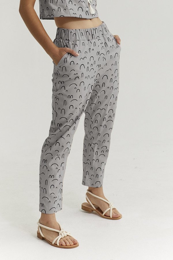 Ursa Minor Peasy Pants - Pewter Print Ursa Minor Peasy Pants - Pewter Print