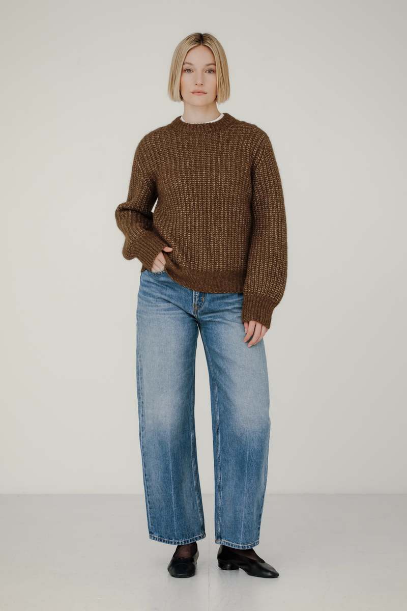 Bare Knitwear Cora Crewneck - Sap Bare Knitwear Cora Crewneck - Sap