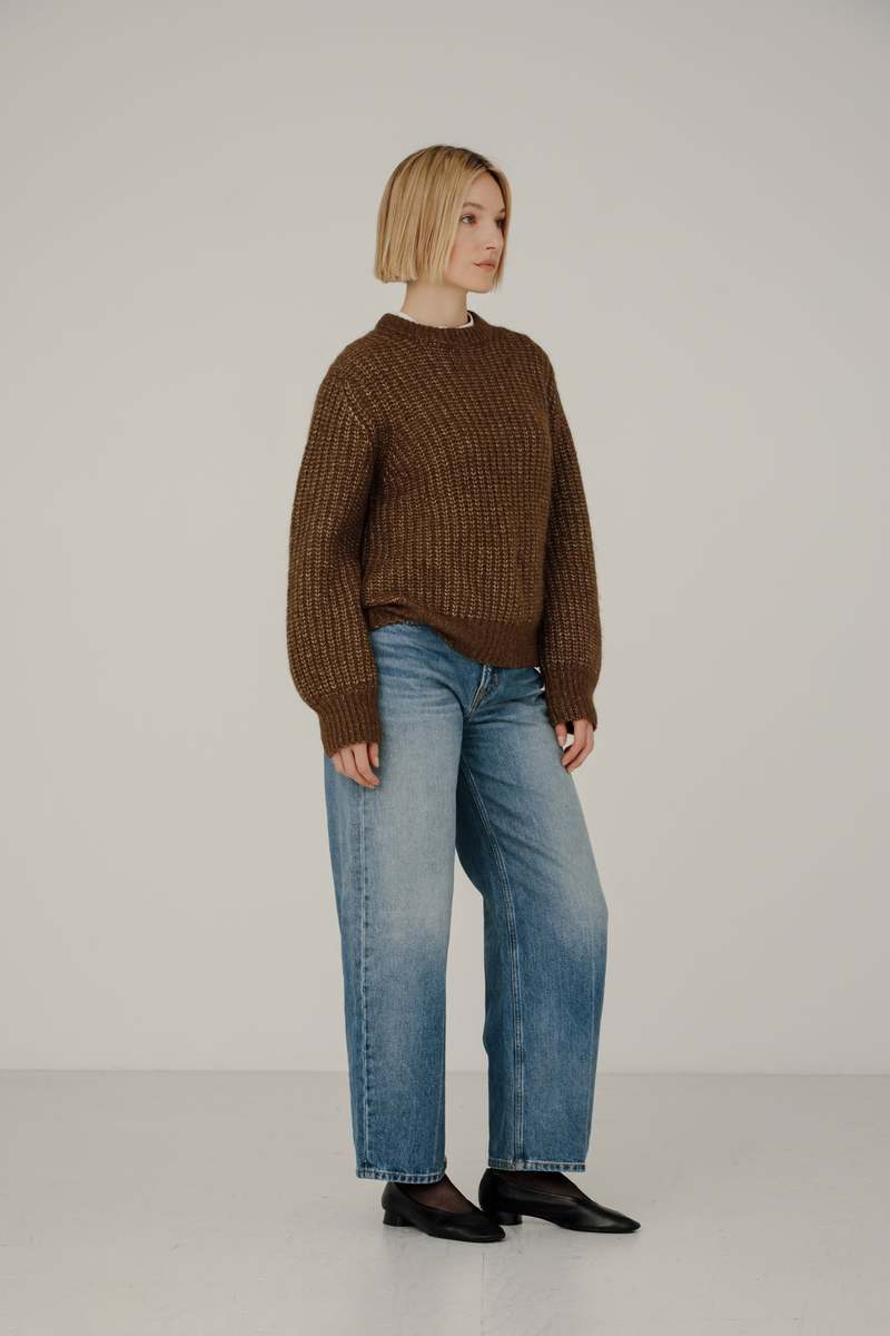 Bare Knitwear Cora Crewneck - Sap Bare Knitwear Cora Crewneck - Sap