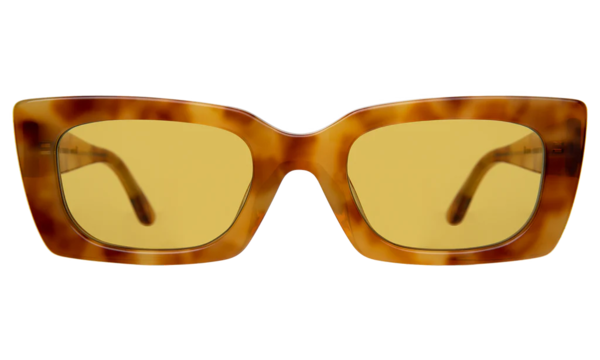 Illesteva Wilson Sunglasses - Amber/Honey Flat See Through  display picture 1