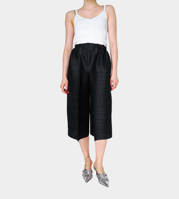 Pleats Please by Issey Miyake Thicker Bounce Pants - Black