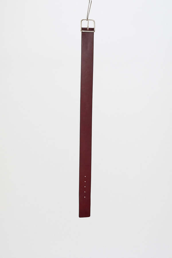 Hache Leather Belt (Italy) Leather belt Hache Brown size 90 cm in Leather - 51391507 main image 3