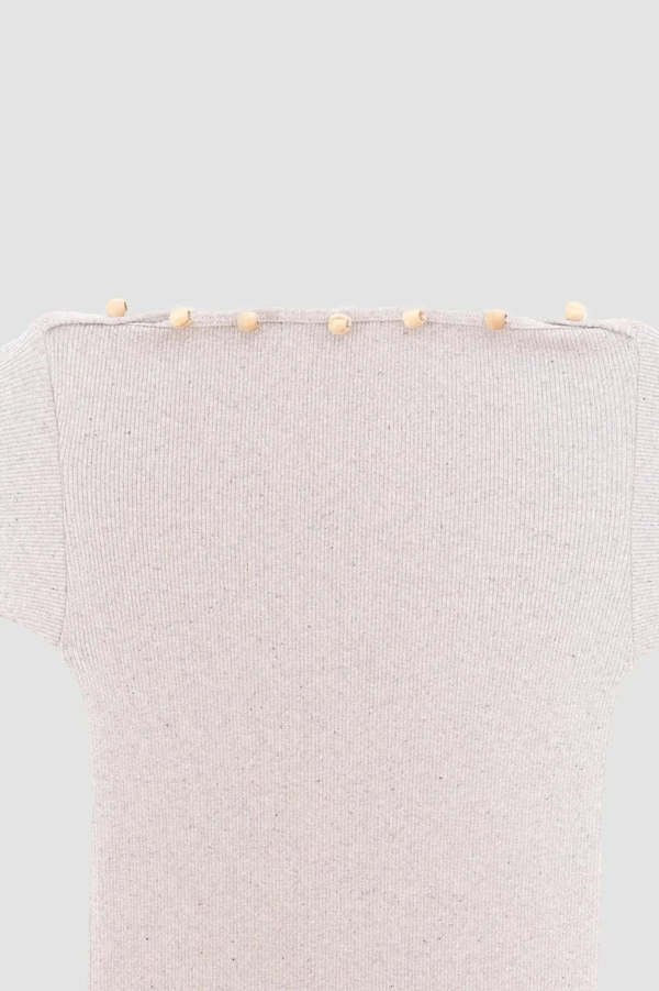 Baserange Tav Long Sleeve Tee - Grey Melange | Garmentory