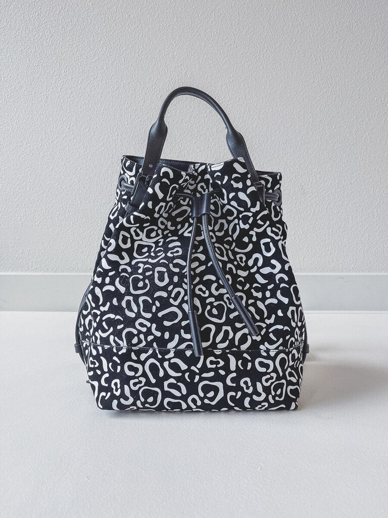 Opening Ceremony IZZY Convertible Leather Drawstring Backpack Opening Ceremony Mini Izzy Backpack | Garmentory main image 2