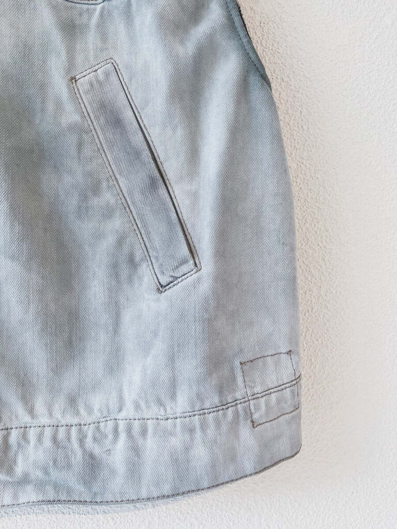 Rick Owens DENIM VEST - Blue | Garmentory