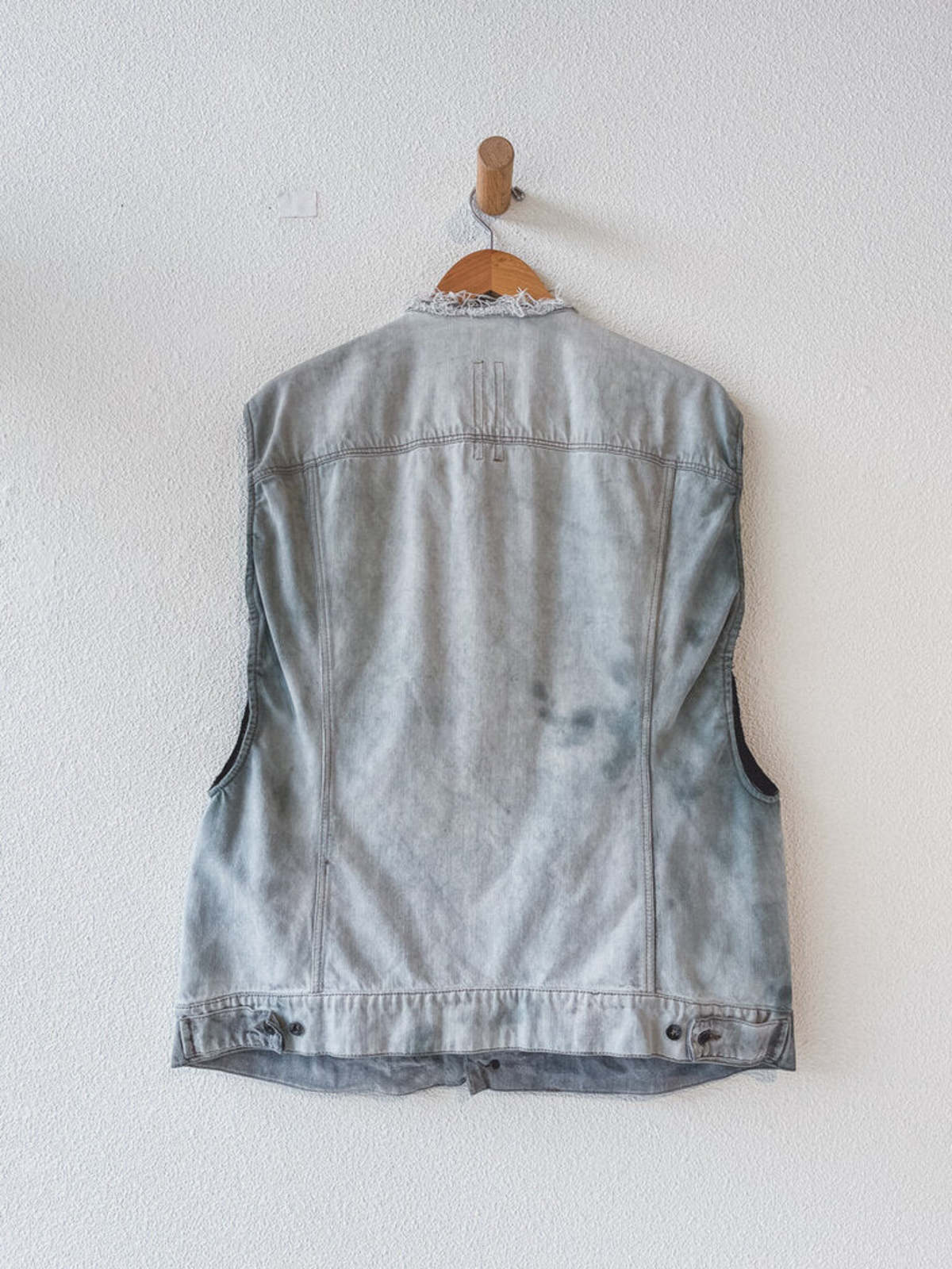 Rick Owens DENIM VEST - Blue | Garmentory