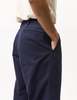 Beams Plus Mil Herringbone Trousers - Navy Blue - Thumbnail 2