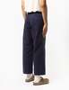 Beams Plus Mil Herringbone Trousers - Navy Blue - Thumbnail 3