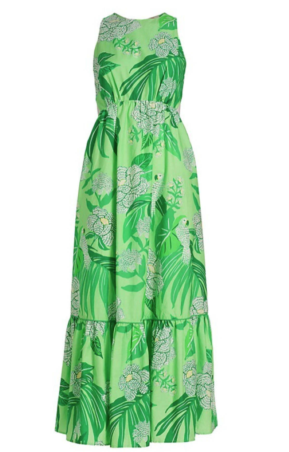 Farm Rio Green Sleeveless Maxi Dress Green Foliage Sketch Sleeveless Maxi Dress FARM Rio Farm Rio Green Sleeveless Maxi Dress Green Foliage Sketch Sleeveless Maxi Dress FARM Rio