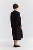 Black Crane Ruffled Dress - Black - Thumbnail 3